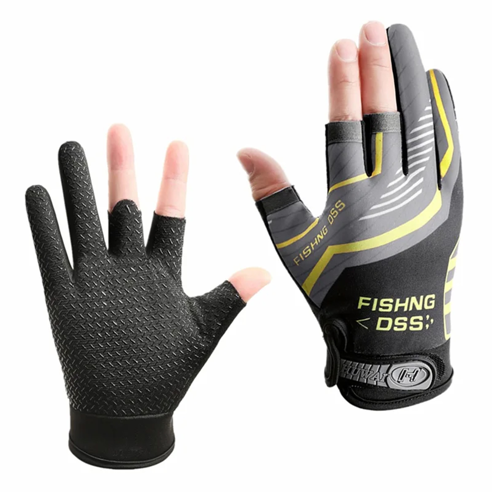 Cut Resistant Glove - 1Pair Luya Fishing Gloves Sunscreen Windproof