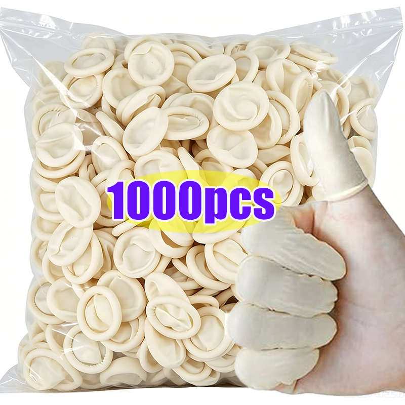 1000pcs White Disposable Finge - Latex Disposable Glove recension och pris