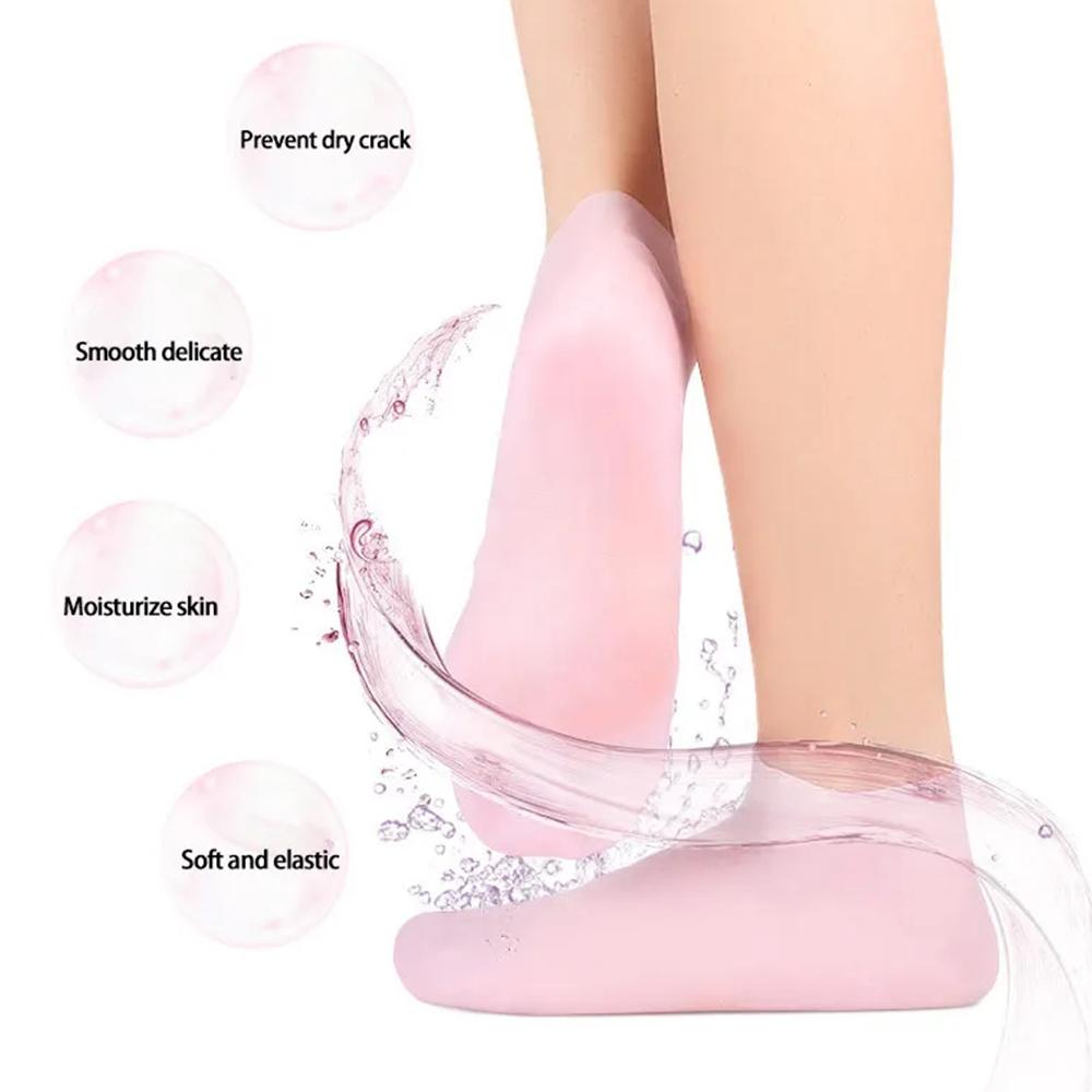1Pair Silicone Foot Care Socks - Latex Disposable Glove recension och pris